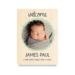 Welcome (Boy) Newborn Print