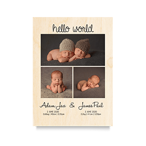 Hello World Newborn Print 2