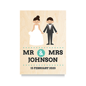 Happy (Mr & Mrs) Wedding Print