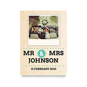 Polaroid (Mr & Mrs) Wedding Print