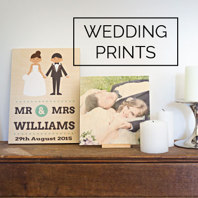 Wood Wedding Prints