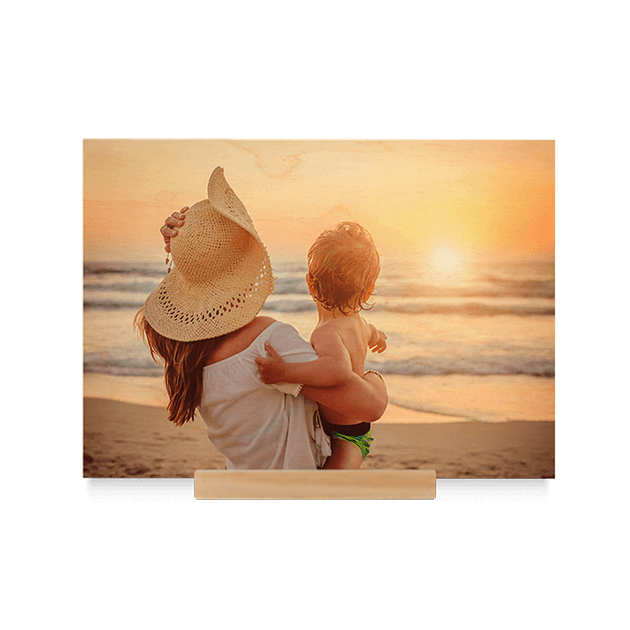 Wood Stand Print Landscape 15x21cm (4mm Plywood)