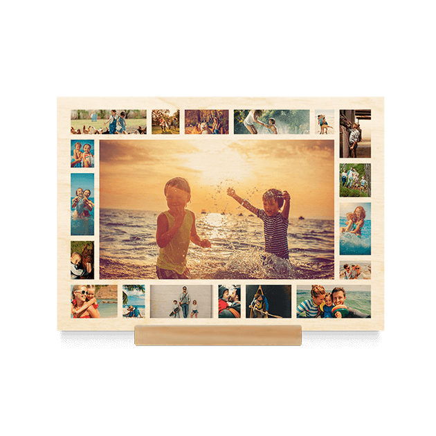 Wood Stand Print Landscape 15x21cm (4mm Plywood)