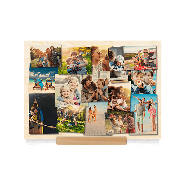 Wood Stand Print Landscape 15x21cm (4mm Plywood)