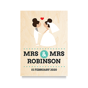 I do  (Mrs & Mrs) Wedding Print