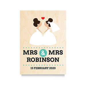 I do  (Mrs & Mrs) Wedding Print 2