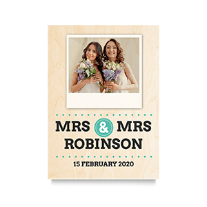 Polaroid (Mr & Mrs) Wedding Print 2