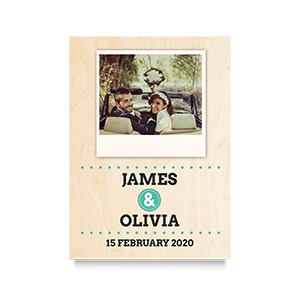 Polaroid (Names) Wedding Print