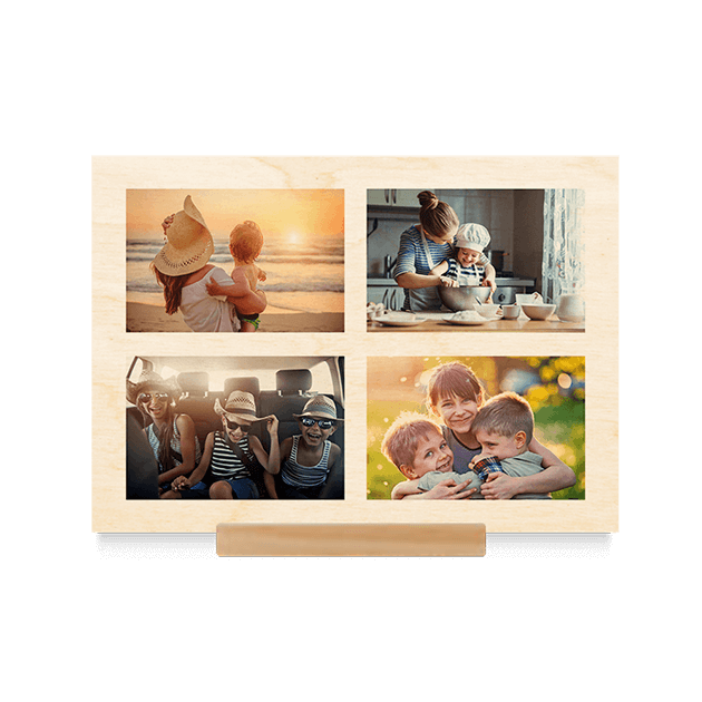 Wood Stand Print Landscape 15x21cm (4mm Plywood)