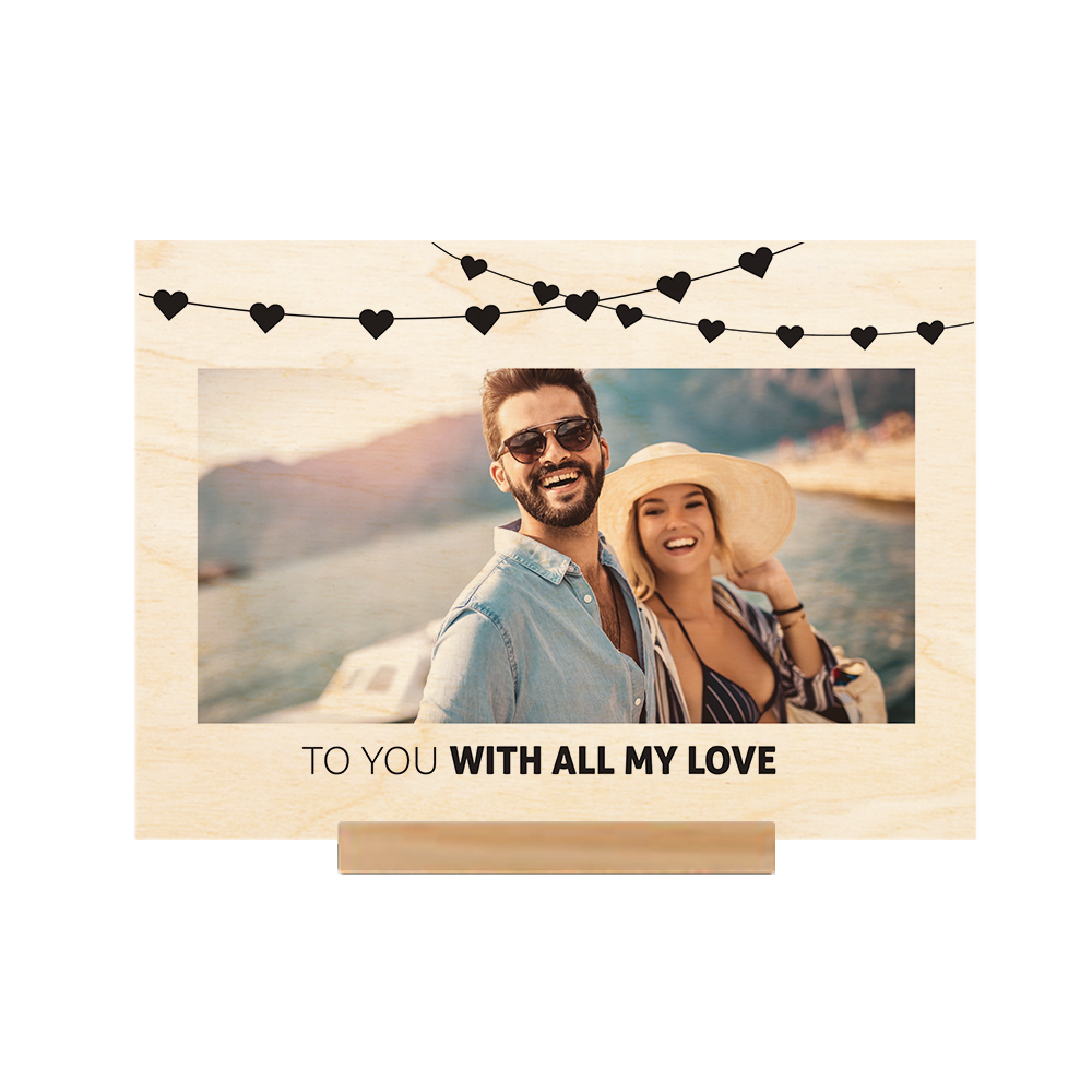 Wood Stand Print Landscape 15x21cm (4mm Plywood)