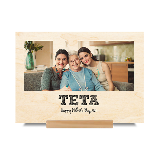 Wood Stand Print Landscape 15x21cm (4mm Plywood)