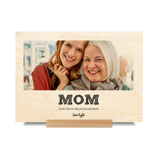 Wood Stand Print Landscape 15x21cm (4mm Plywood)