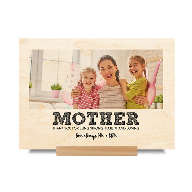 Wood Stand Print Landscape 15x21cm (4mm Plywood)